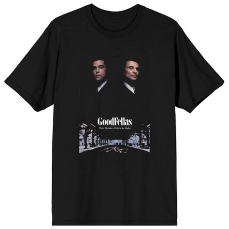 Shipping GoodFellas Tommy DeVito and Henry Hill Characters Men&x27;s Black Graphic Tee Goodfellas 19. . Goodfellas t shirt target